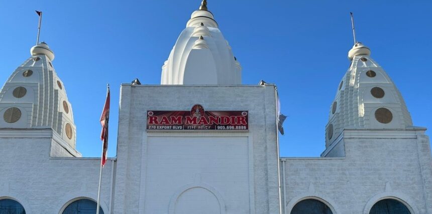 Another Hindu temple defaced in Canada