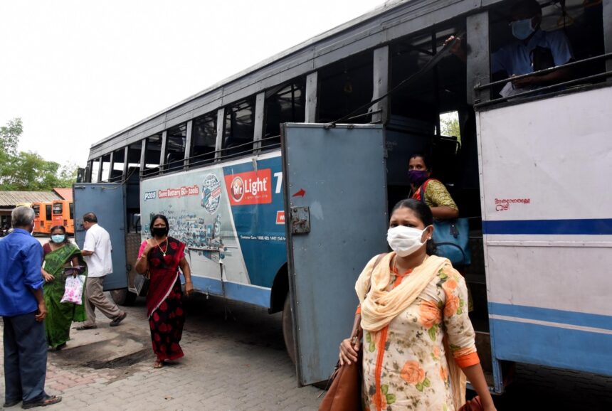 Bus service begins in Kerala with restricted time schedule