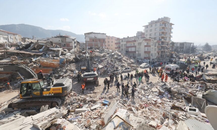 Destroyed buildings