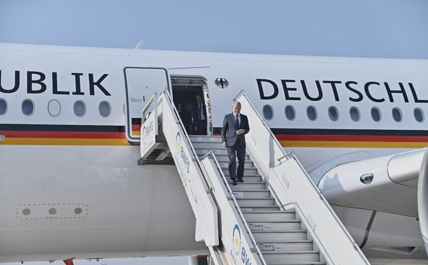 German Chancellor Olaf Scholz