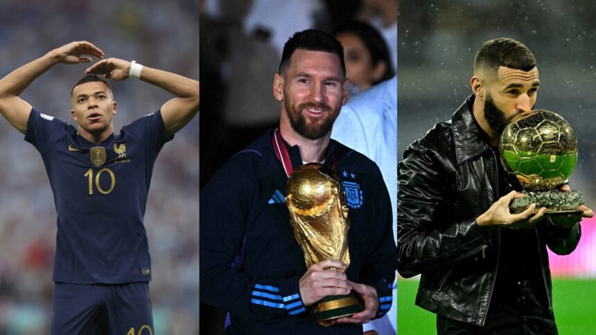 Messi, Mbappe and Benzema
