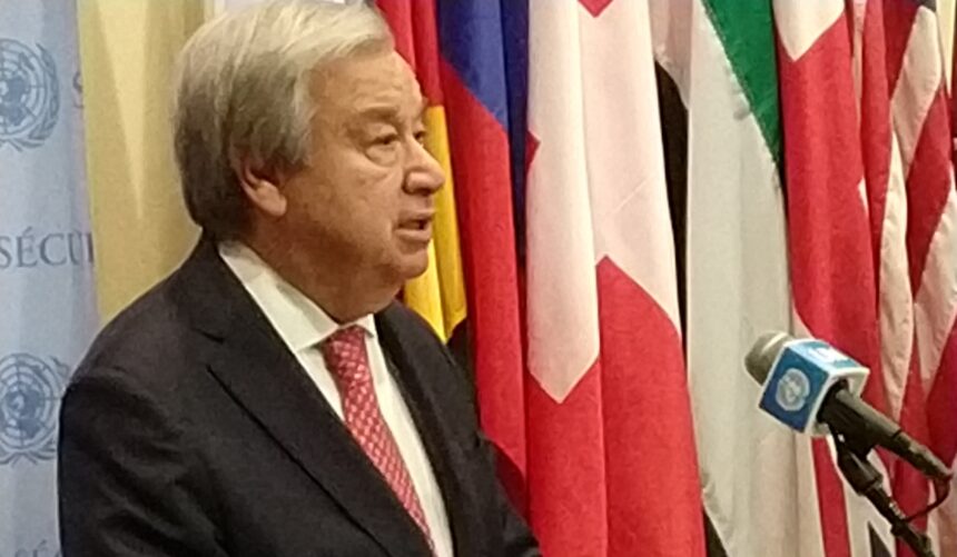 United Nations Secretary-General Antonio Guterres