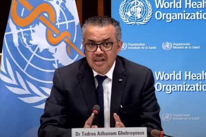 World Health Organization (WHO) Director General Tedros Adhanom Ghebreyesus