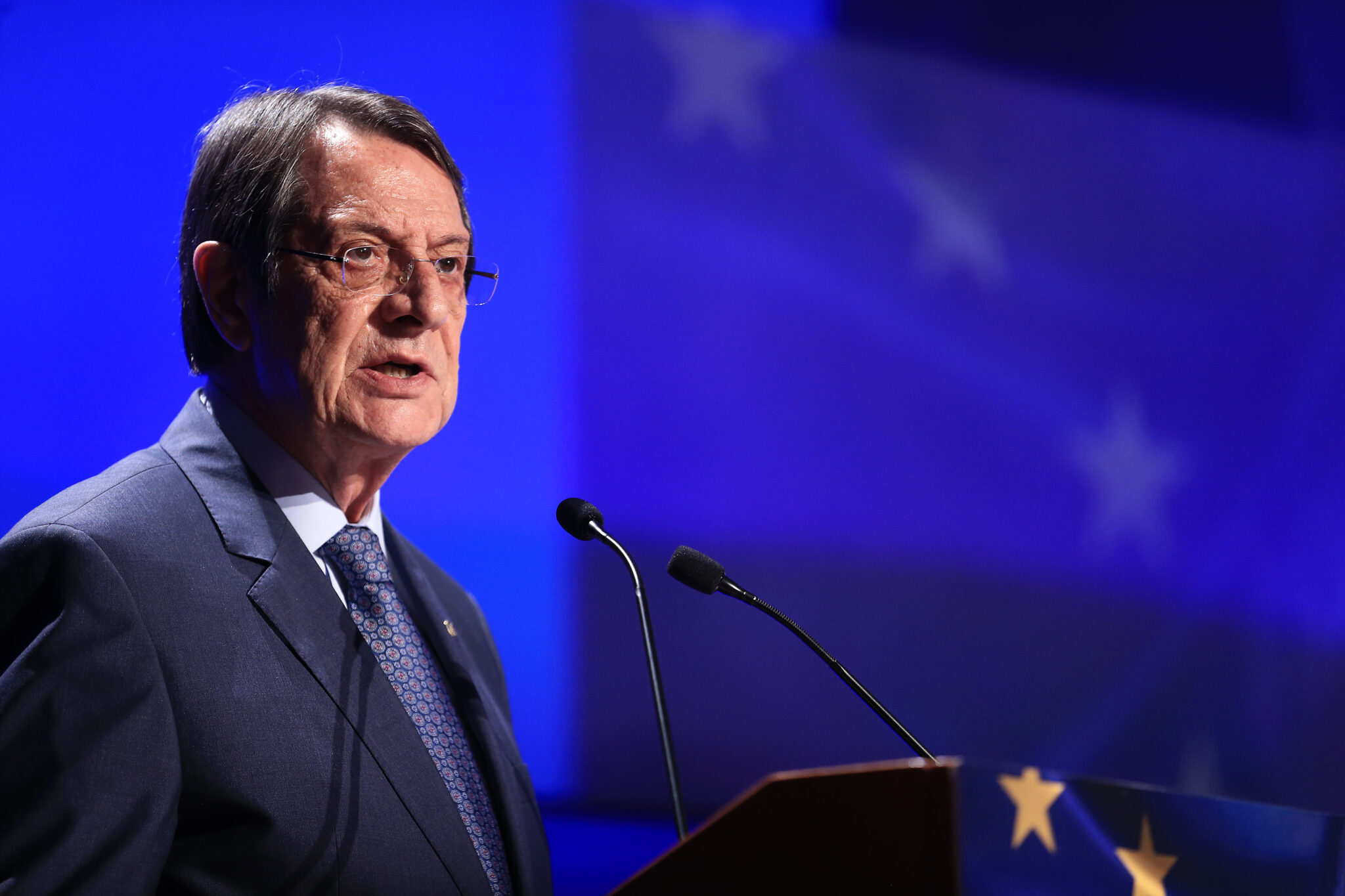Outgoing Cypriot President Nicos Anastasiades