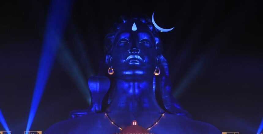 Adiyogi statue near Bengaluru