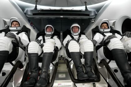 NASA-SpaceX crew-6 mission enroute to space for scientific research
