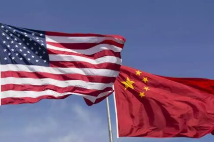US-China flag