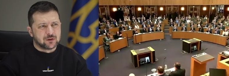 Over 20 far-right Austrian MPs walk out of Parliament during Zelensky's speech