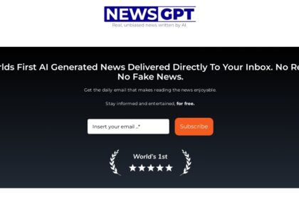 NewsGPT: World's first AI-generated news channel