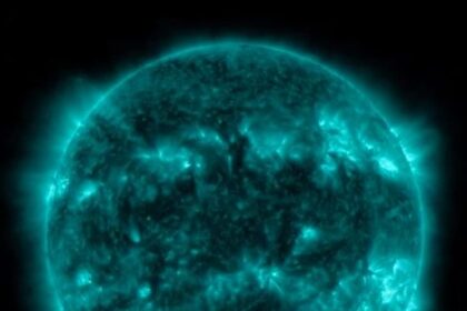 Sun emits powerful solar flare