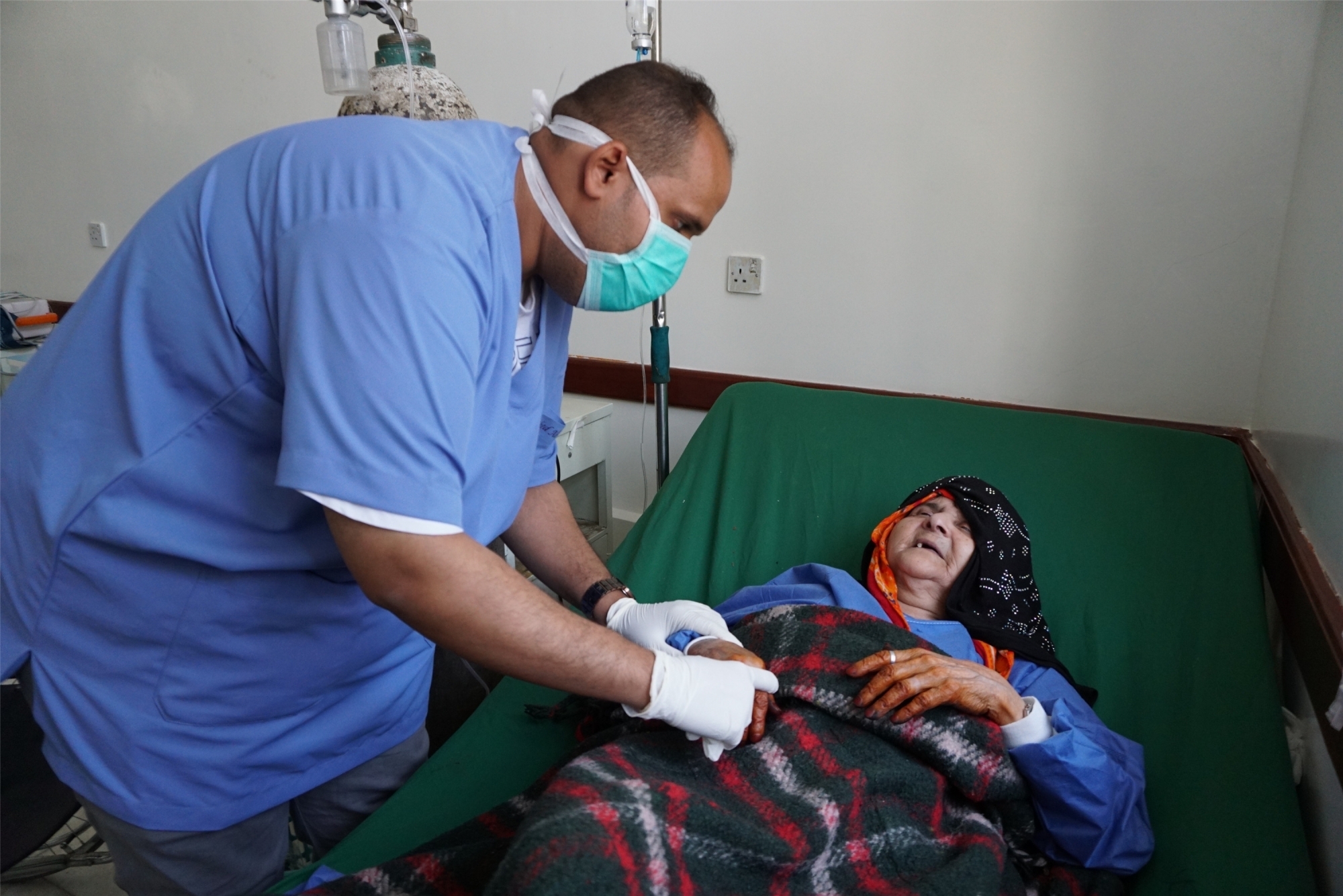 A hospital in Sanaa, Yemen