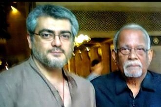 Ajith Kumar and his father