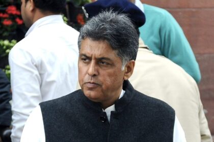 Congress MP Manish Tewari