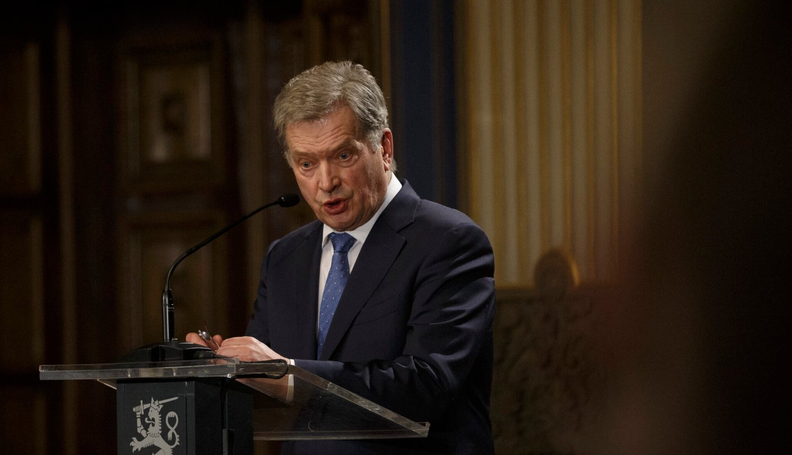 Finnish incumbent President Sauli Niinisto