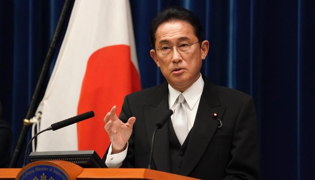 Japan's Prime Minister Fumio Kishida