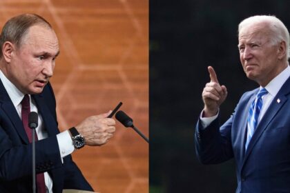 Russian President Vladimir Putin and U.S. President Joe Biden