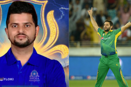 Suresh Raina and Shahid Afridi