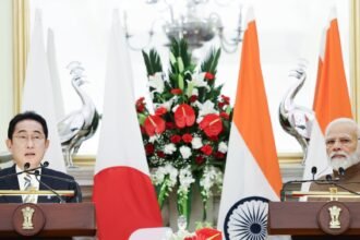PM Modi with Japanese PM Fumio Kishida