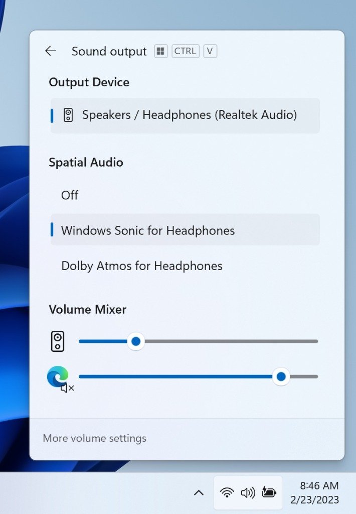 Microsoft testing new volume mixer for Windows 11