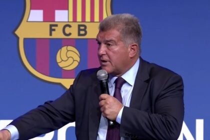 FC Barcelona President Joan Laporta