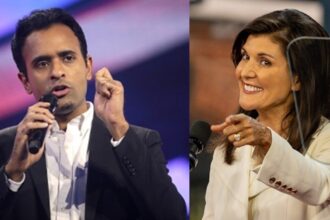 Vivek Ramaswamy and Nikki Haley