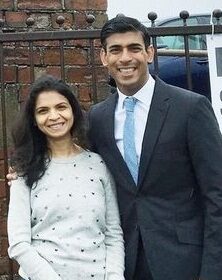 Rishi Sunak and wife Akshata Murty