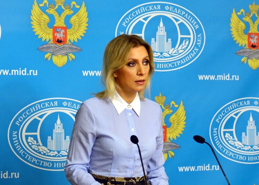 Russian Foreign Ministry spokeswoman Maria Zakharova