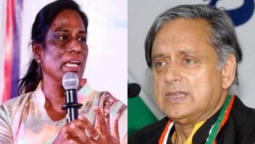 PT Usha, Shashi Tharoor