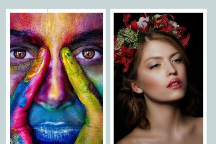Photo collage portrait