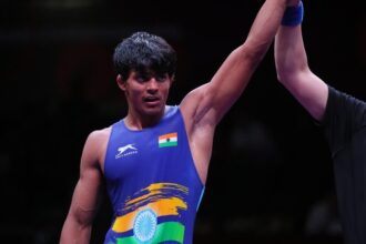 Vikas wins bronze in Greco-Roman category