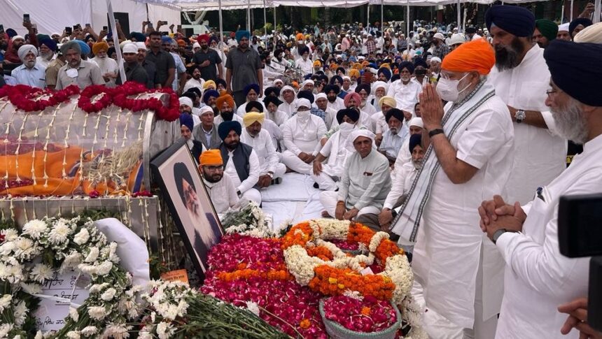 PM Modi pays last respects to Akali patriarch Badal in Chandigarh