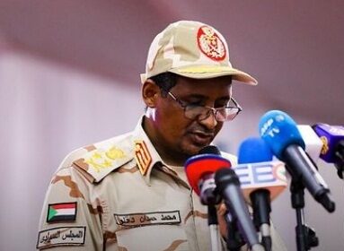 Gen Mohamed Hamdan Dagalo, leader of Sudan's paramilitary Rapid Support Force's (RSF)
