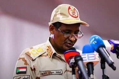 Gen Mohamed Hamdan Dagalo, leader of Sudan's paramilitary Rapid Support Force's (RSF)