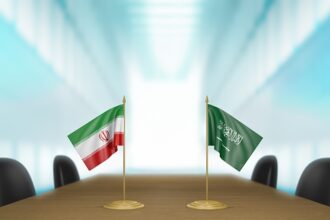 iran and saudi arabia flag