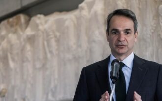 Greek Prime Minister Kyriakos Mitsotakis
