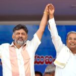 Karnataka CM-designate and Dy CM-designate Siddaramaiah and DK Shivakumar
