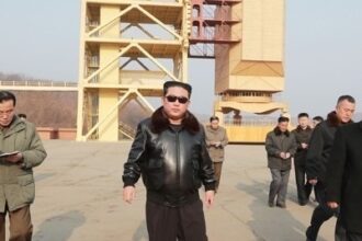 Kim Jong-un visits satellite launch test site