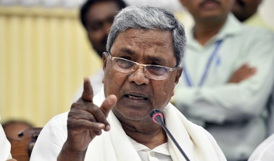 Newly sworn-in Karnataka Chief Minister Siddaramaiah