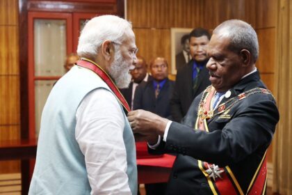 PM Modi conferred with Papua New Guinea highest civilian award