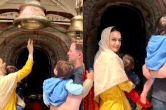 Preity Zinta, hubby Gene take their twins Jai