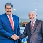 Venezuelan President Nicolas Maduro and Brazil's Luiz Inacio Lula da Silva