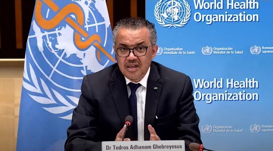 World Health Organization (WHO) Director General Tedros Adhanom Ghebreyesus