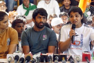 Wrestlers Bajrang Punia