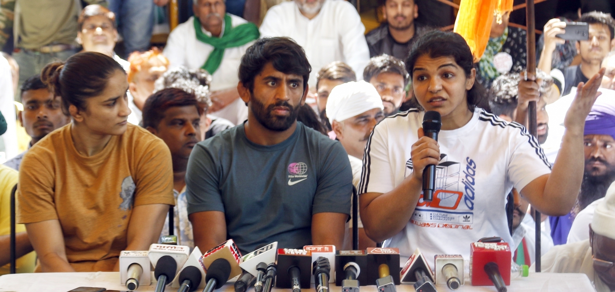 Wrestlers Bajrang Punia