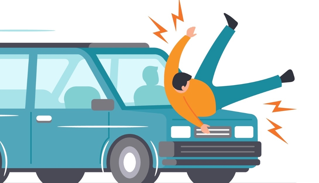 Driver crushes passenger