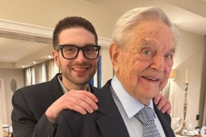 George Soros and son Alex