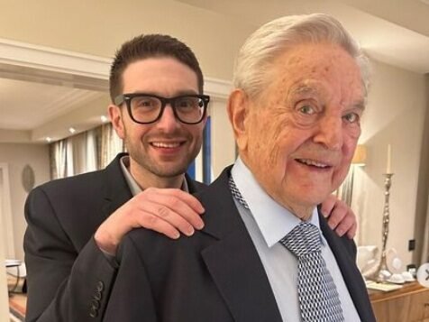 George Soros and son Alex