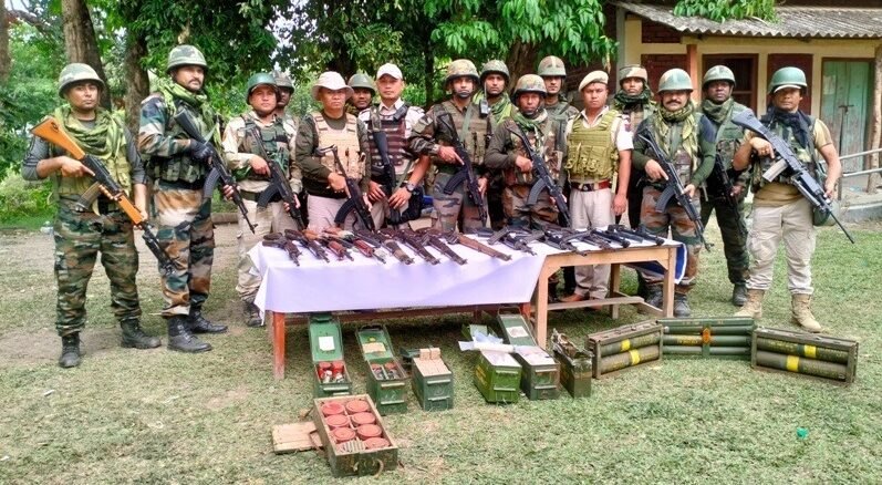Security forces recover 790 looted sophisticated arms