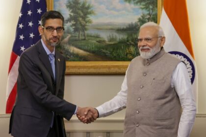Sunder Pichai and PM Modi