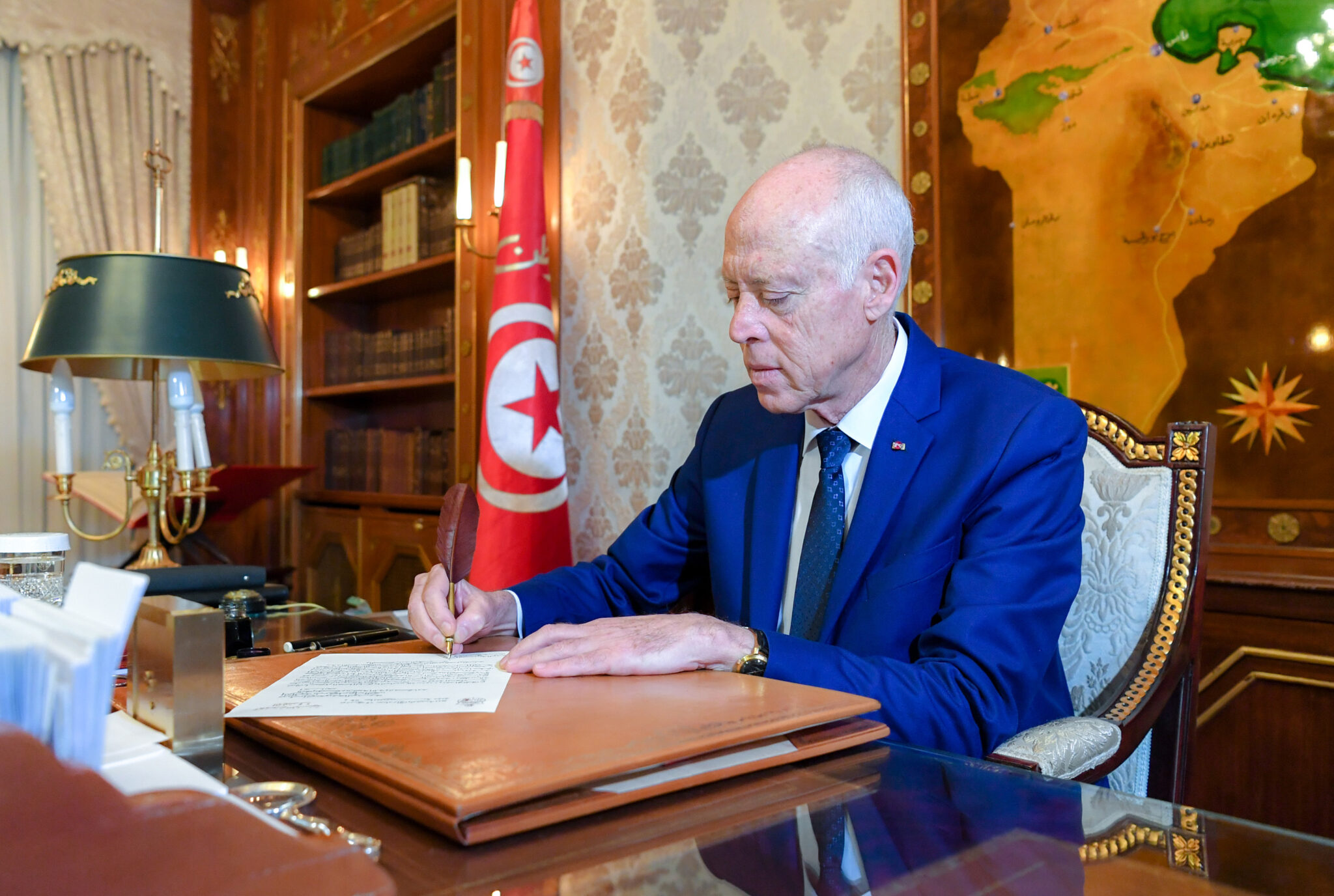 Tunisian President Kais Saied